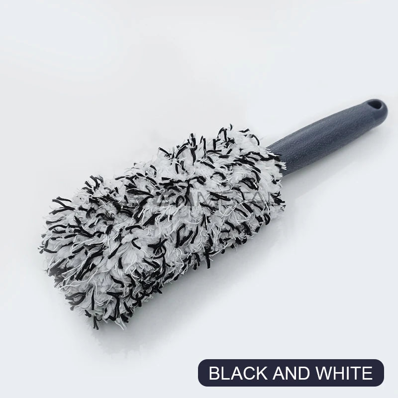 Brosse Portable en Microfibre pour Jantes – Nettoyage Facile & Sans Rayures